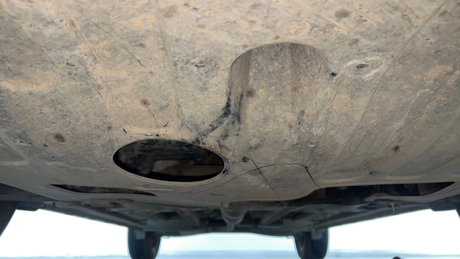 Used 2022 kia Seltos HTX 1.5 IVT Petrol Automatic extra FRONT LEFT UNDERBODY VIEW