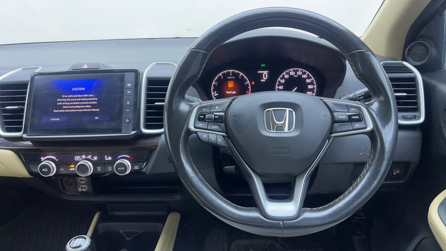 Used 2022 Honda City ZX Petrol Petrol Manual interior STEERING VIEW