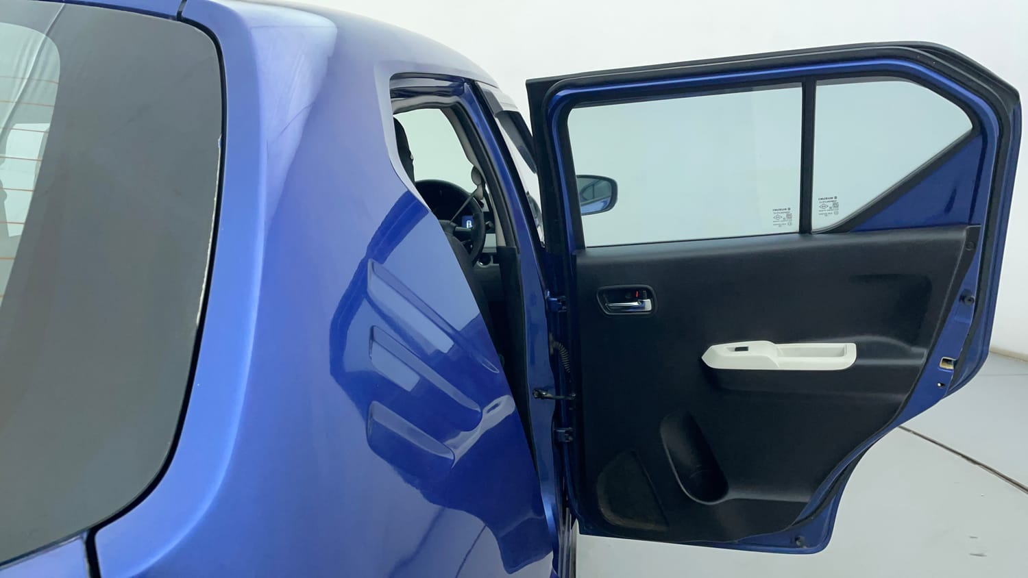 Used 2017 Maruti Suzuki Ignis Zeta 1.2 AMT Petrol Automatic interior RIGHT REAR DOOR OPEN VIEW