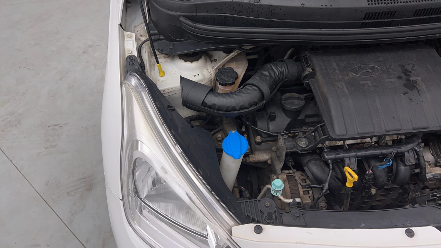 Used 2017 Hyundai Grand i10 Asta 1.2 Kappa VTVT Petrol Manual engine ENGINE RIGHT SIDE VIEW