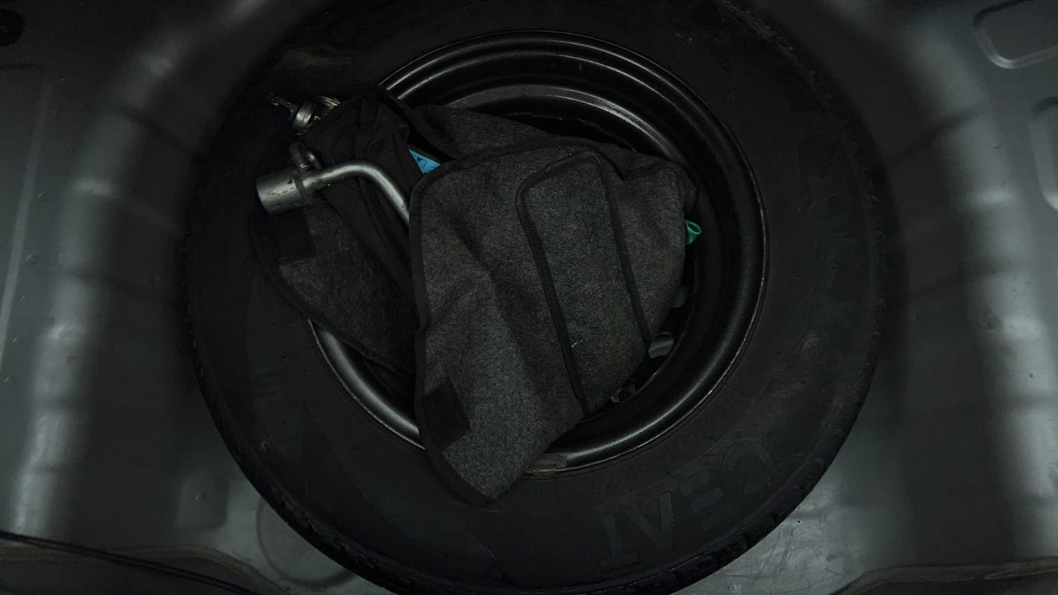 Used 2019 Hyundai Santro Magna Petrol Manual tyres SPARE TYRE VIEW