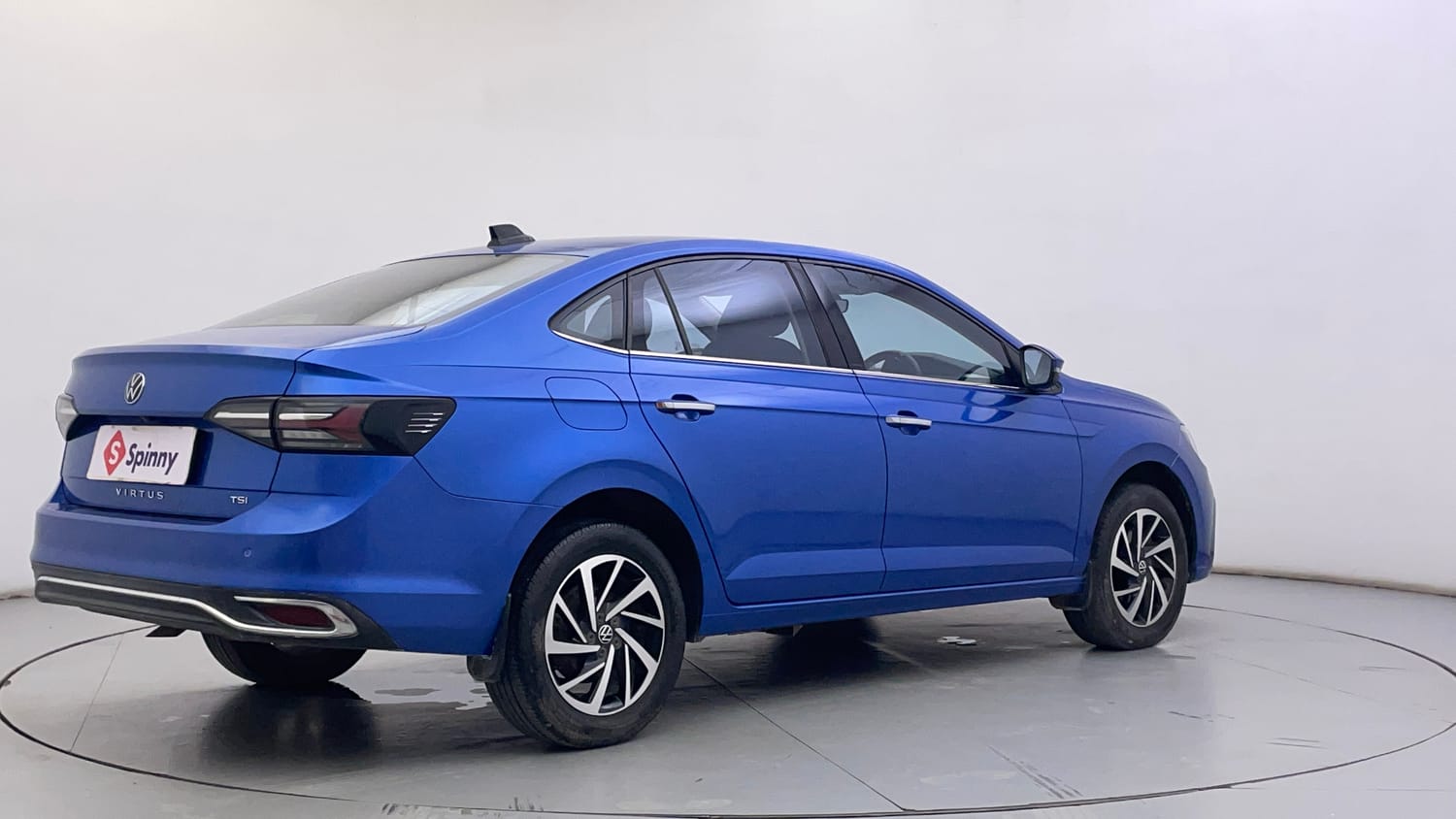Used 2023 Volkswagen Virtus Topline 1.0 TSI MT Petrol Manual exterior RIGHT REAR CORNER VIEW