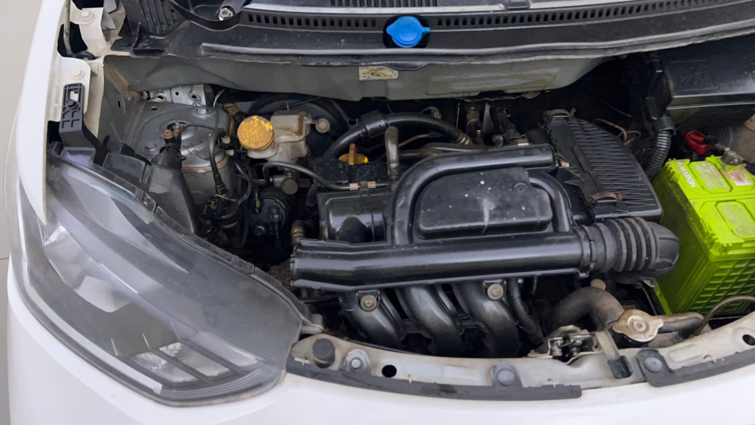 Used 2020 Datsun Redi-GO T(O) 1.0 AMT Petrol Automatic engine ENGINE RIGHT SIDE VIEW