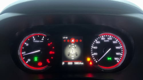 Used 2022 mahindra Thar LX Hard Top Diesel AT 4WD Diesel Automatic interior CLUSTERMETER VIEW