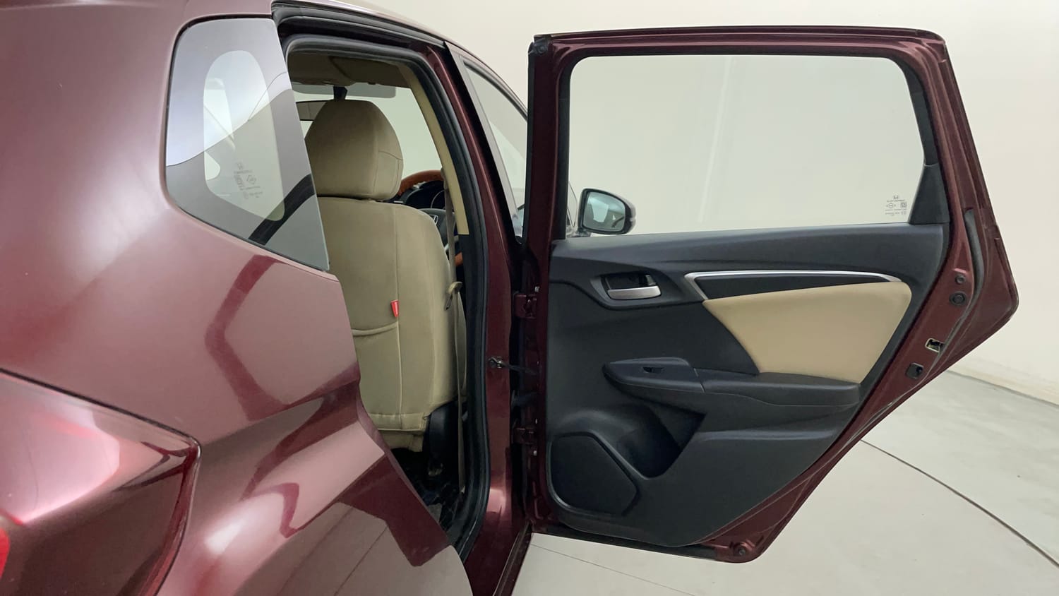 Used 2017 Honda Jazz V AT Petrol Petrol Automatic interior RIGHT REAR DOOR OPEN VIEW