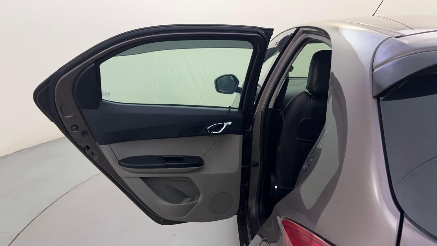 Used 2018 Tata Tiago Revotron XZA Petrol Automatic interior LEFT REAR DOOR OPEN VIEW