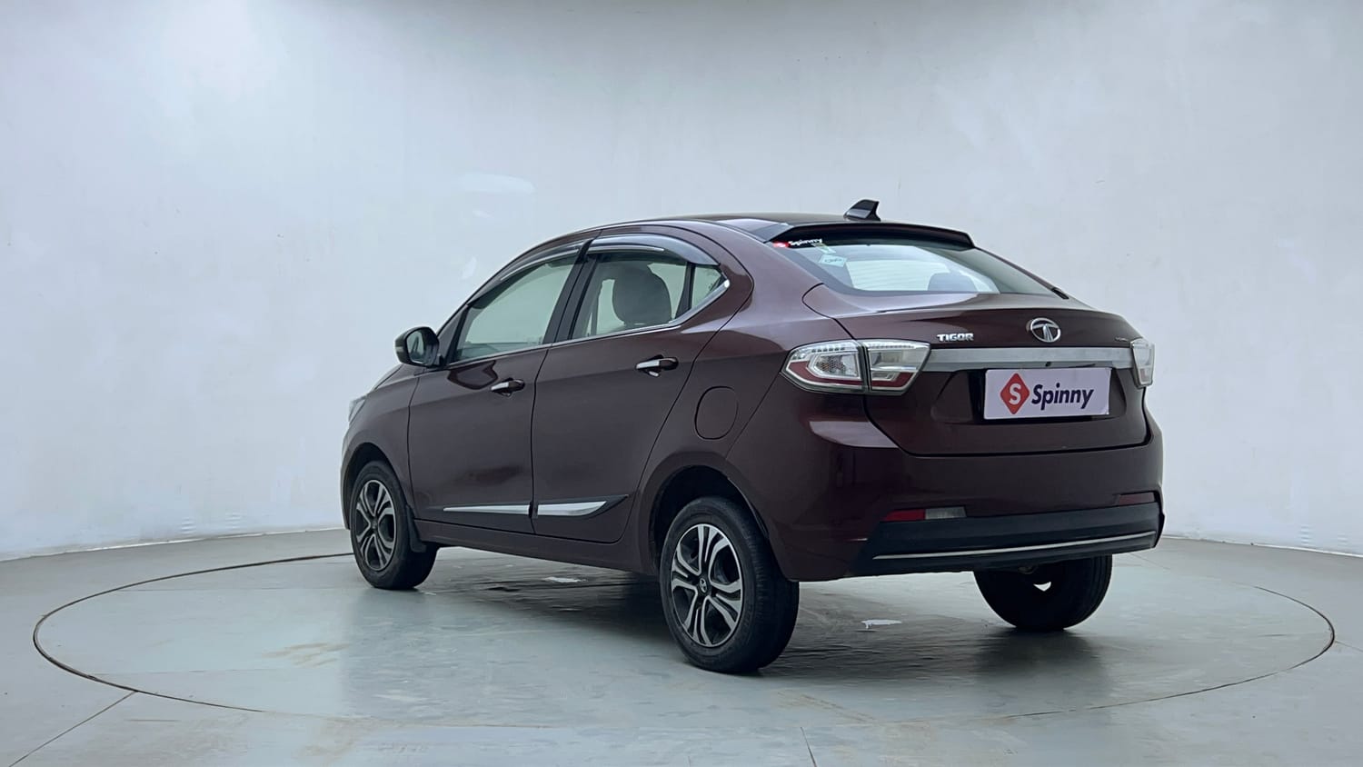 Used 2022 Tata Tigor XZ Plus CNG Cng Manual exterior LEFT REAR CORNER VIEW