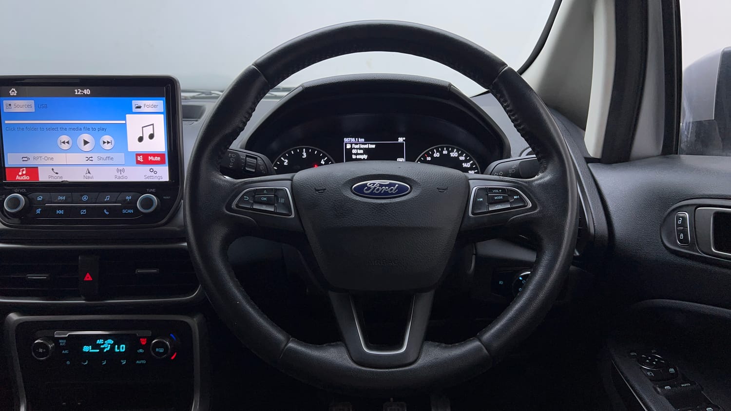 Used 2019 Ford EcoSport Titanium 1.5L TDCi Diesel Manual interior STEERING VIEW
