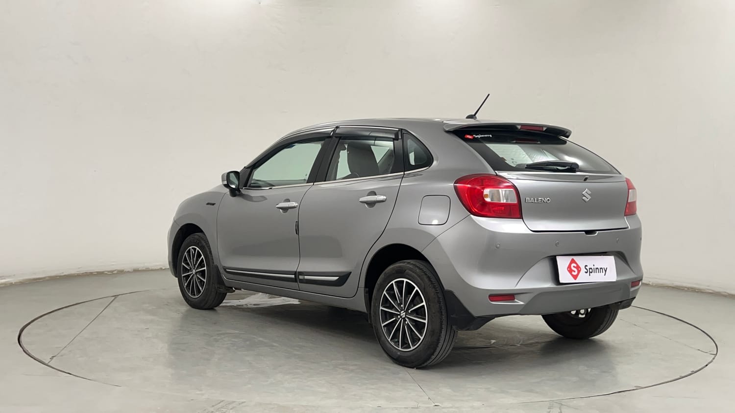 Used 2021 Maruti Suzuki Baleno Delta Petrol Manual exterior LEFT REAR CORNER VIEW