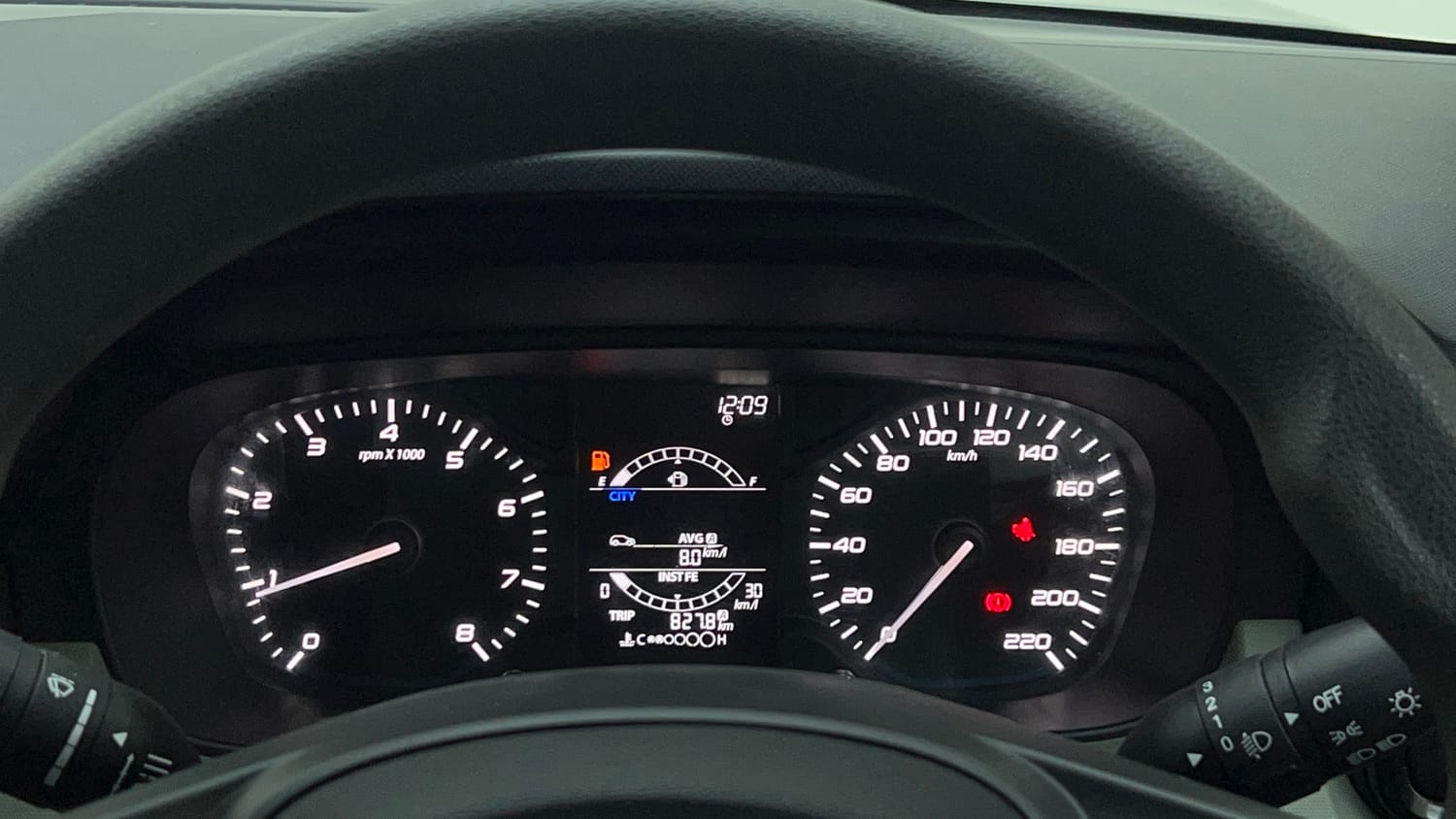 Used 2022 Tata Punch Adventure MT Petrol Manual interior CLUSTERMETER VIEW