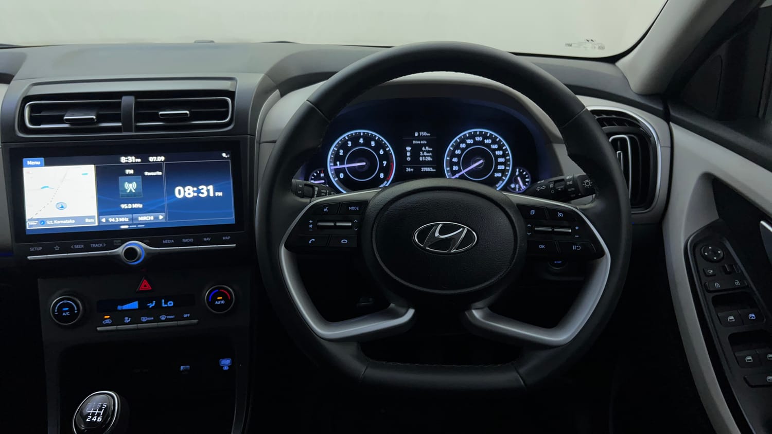 Used 2020 Hyundai Creta SX 1.5 Petrol Petrol Manual interior STEERING VIEW