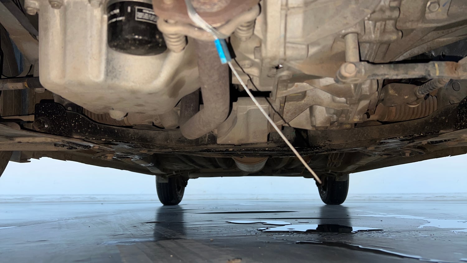 Used 2022 Maruti Suzuki Wagon R VXI 1.0 Petrol Manual extra FRONT LEFT UNDERBODY VIEW