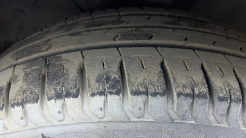 Used 2024 Maruti Suzuki Swift ZXi Plus AMT Petrol Automatic tyres LEFT FRONT TYRE TREAD VIEW
