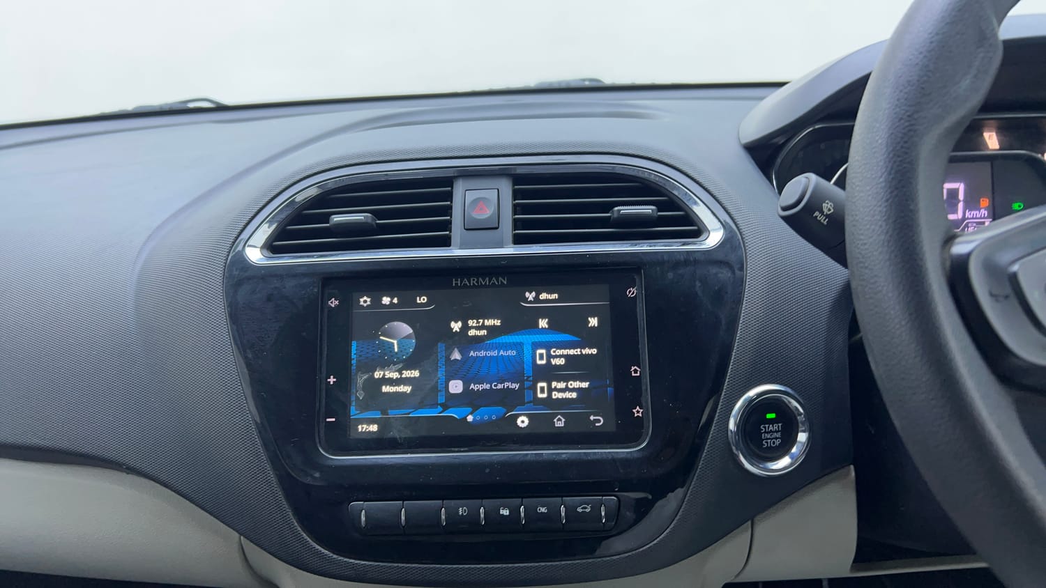 Used 2022 Tata Tigor XZ Plus CNG Cng Manual interior MUSIC SYSTEM & AC CONTROL VIEW
