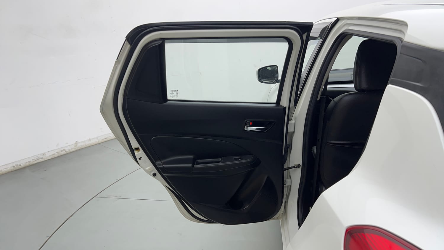 Used 2021 Maruti Suzuki Swift VXi Petrol Manual interior LEFT REAR DOOR OPEN VIEW