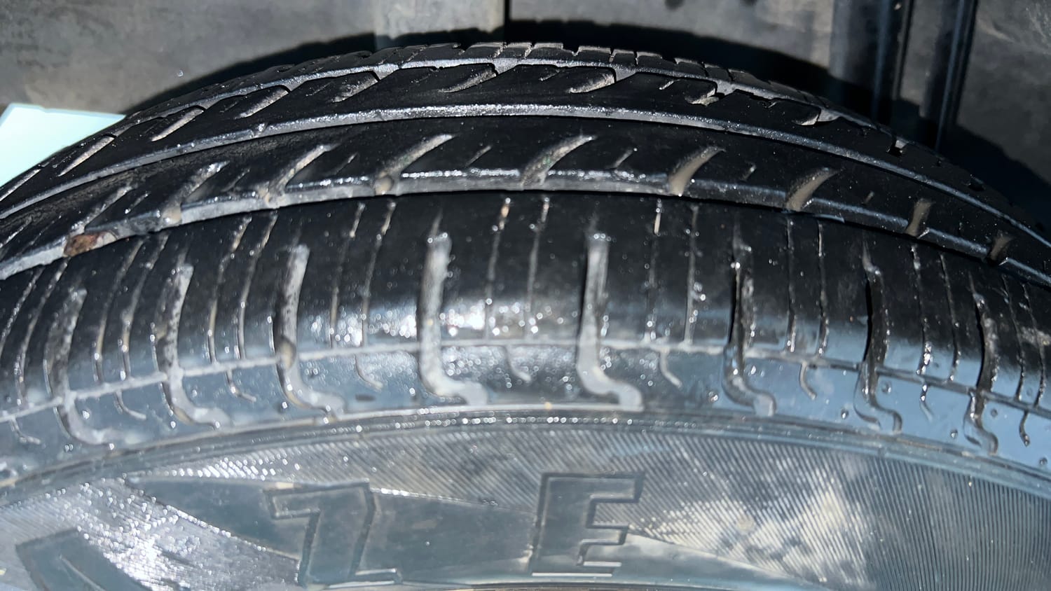 Used 2017 Datsun Redi-GO S Petrol Manual tyres RIGHT REAR TYRE TREAD VIEW