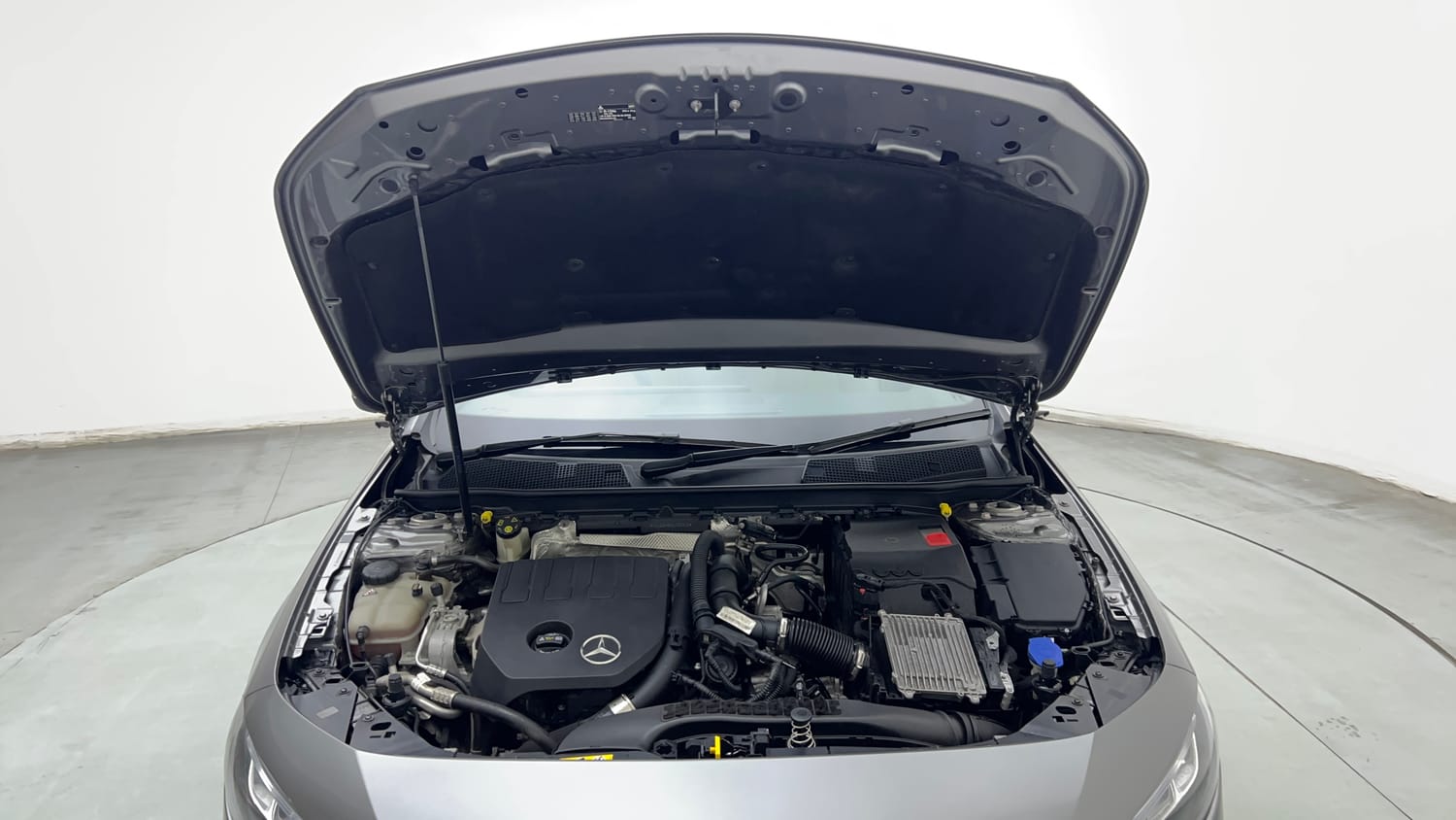 Used 2025 Mercedes-Benz A-Class Limousine 200 Petrol Automatic engine ENGINE & BONNET OPEN FRONT VIEW