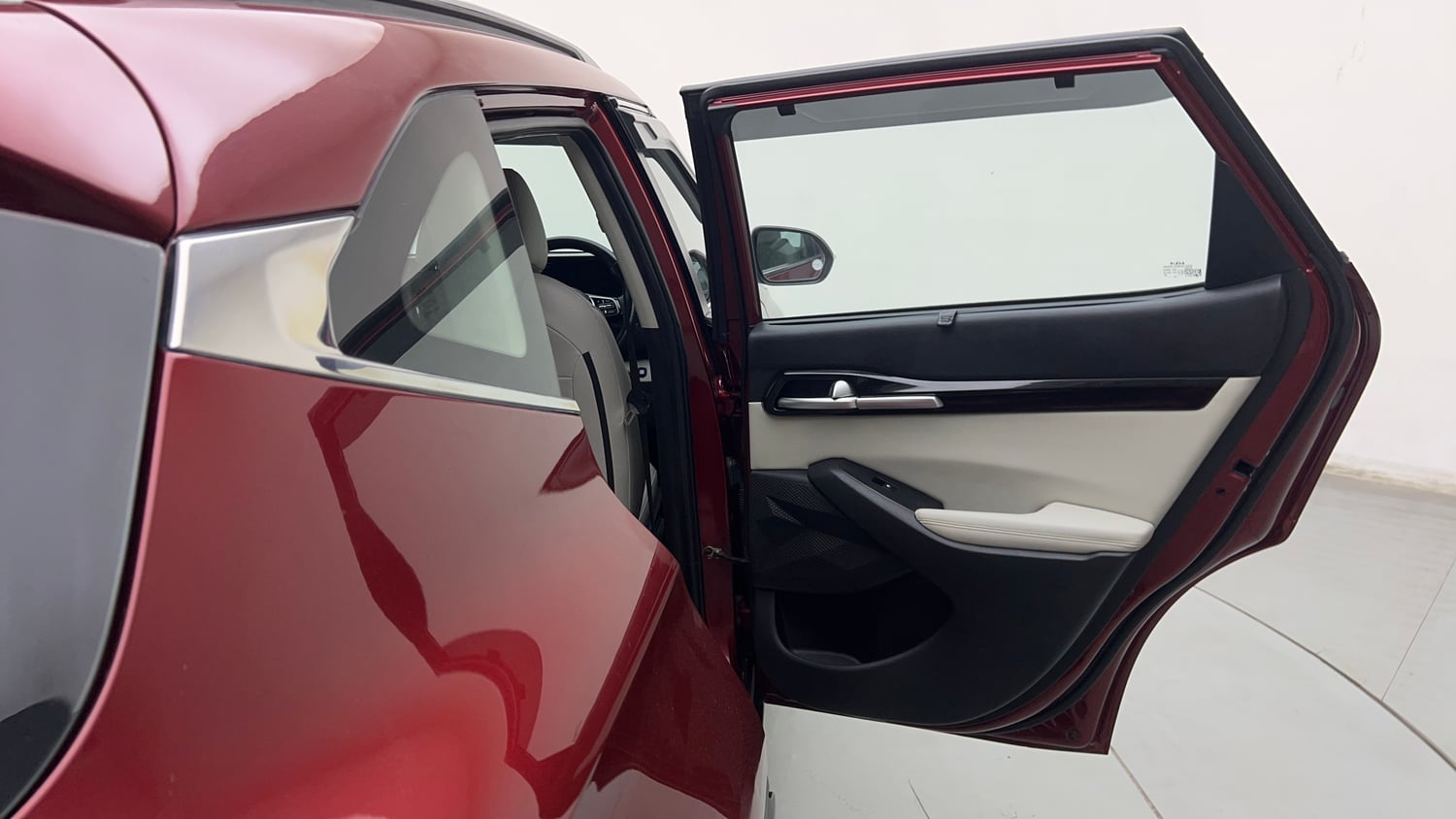 Used 2022 kia Seltos HTX 1.5 IVT Petrol Automatic interior RIGHT REAR DOOR OPEN VIEW