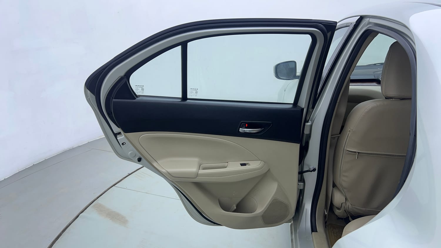 Used 2018 Maruti Suzuki Dzire VXi Petrol Manual interior LEFT REAR DOOR OPEN VIEW