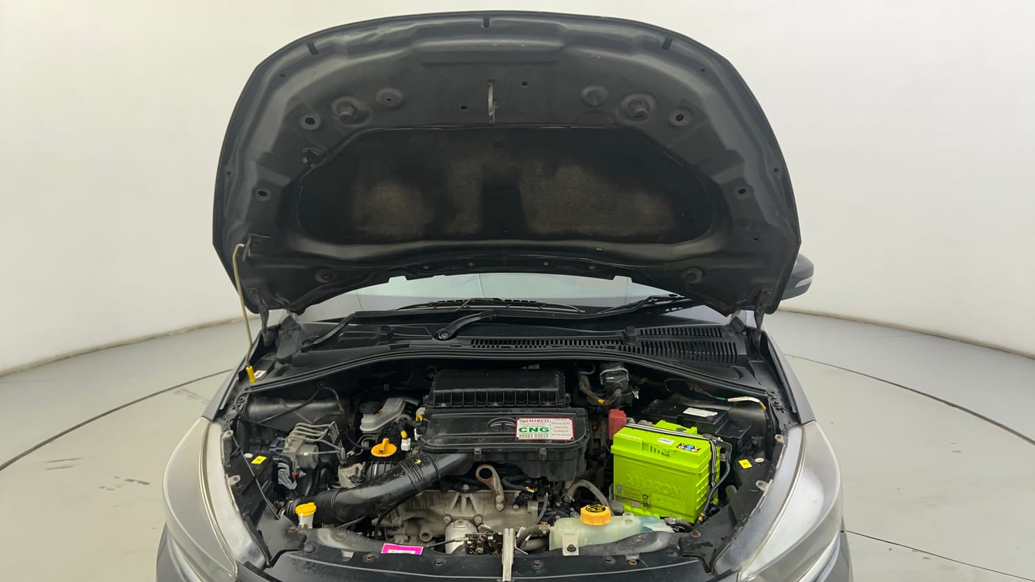 Used 2022 Tata Tiago XT CNG Cng Manual engine ENGINE & BONNET OPEN FRONT VIEW