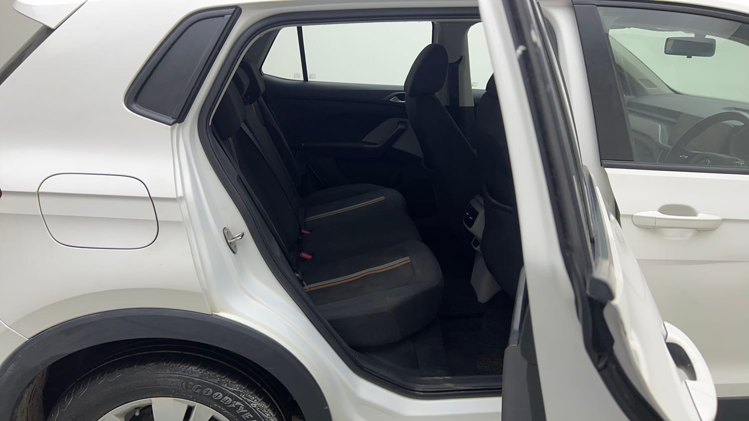 Used 2021 Skoda Kushaq Ambition 1.0L TSI MT Petrol Manual interior RIGHT SIDE REAR DOOR CABIN VIEW