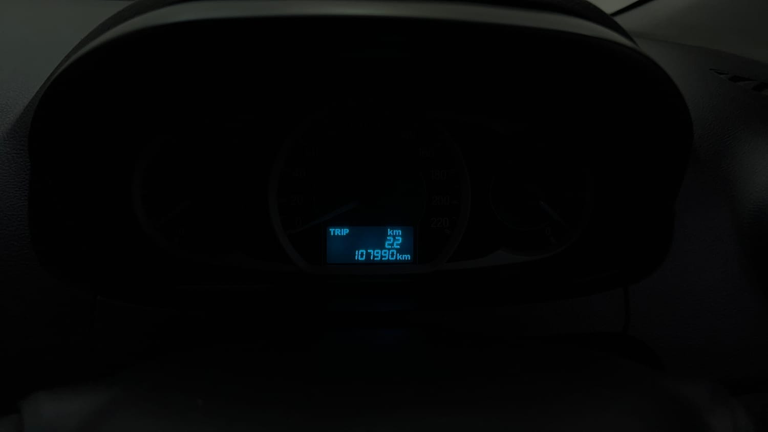 Used 2016 Ford Figo Titanium1.5 TDCi Diesel Manual interior CLUSTERMETER VIEW
