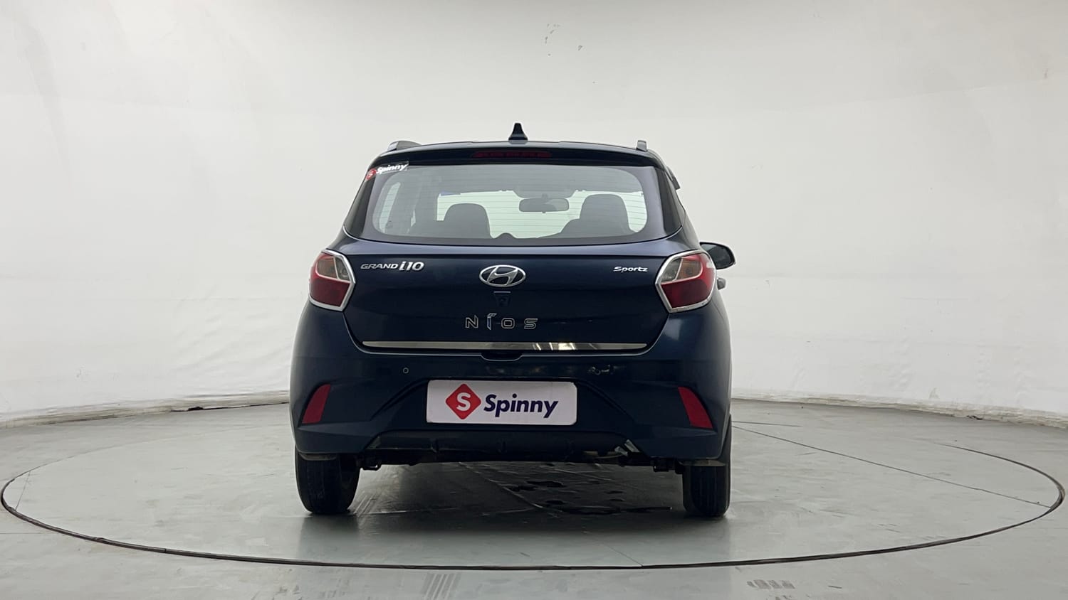 Used 2022 Hyundai Grand i10 Nios Sportz 1.2 Kappa VTVT Petrol Manual exterior BACK VIEW
