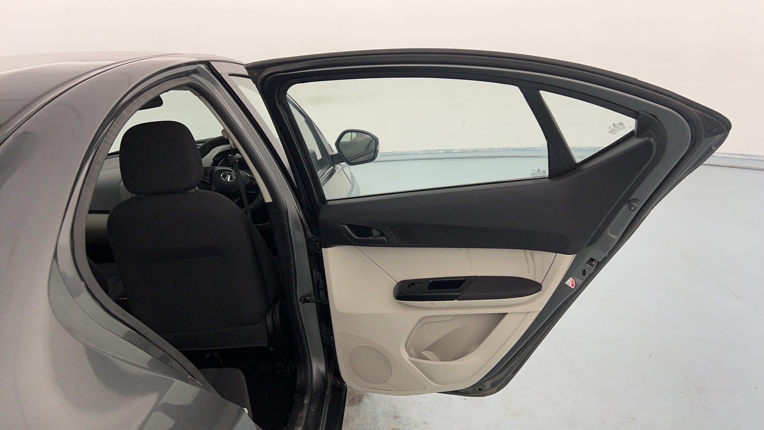 Used 2023 Tata Tigor XZ CNG Cng Manual interior RIGHT REAR DOOR OPEN VIEW