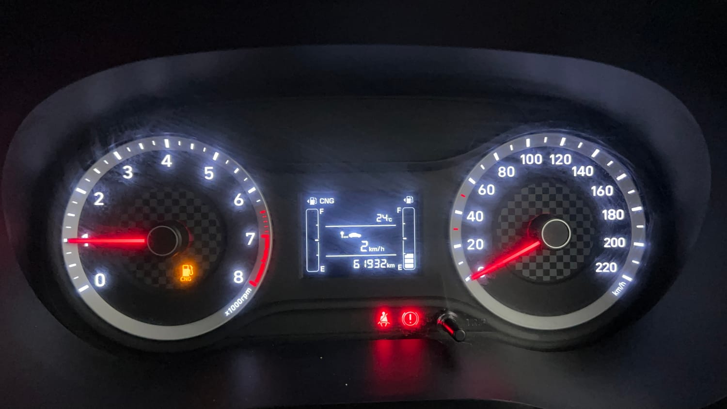 Used 2023 Hyundai Grand i10 Nios Sportz 1.2 Kappa VTVT CNG Cng Manual interior CLUSTERMETER VIEW