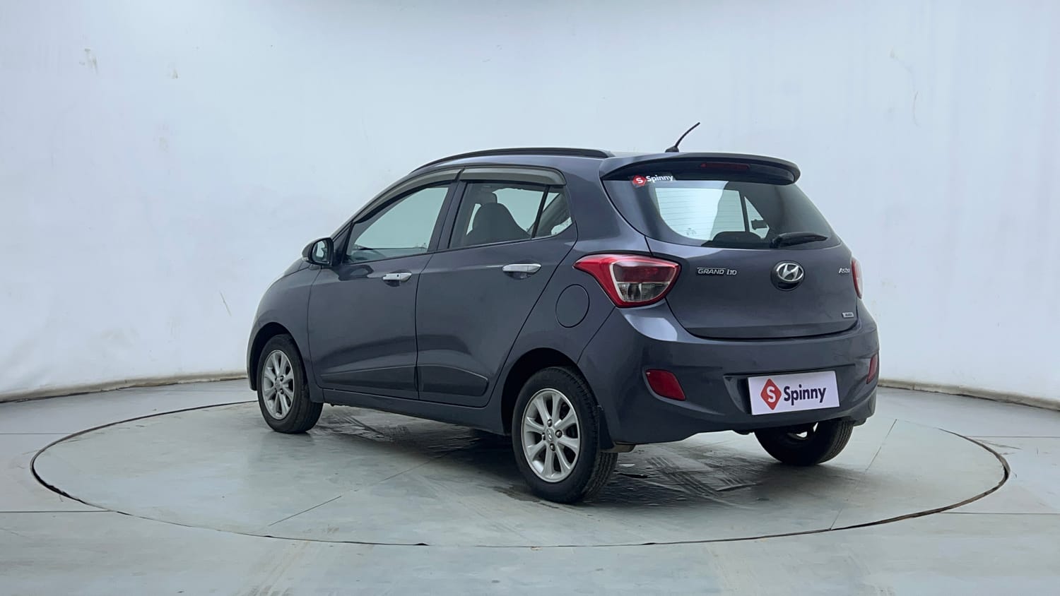 Used 2014 Hyundai Grand i10 Asta AT 1.2 Kappa VTVT Petrol Automatic exterior LEFT REAR CORNER VIEW