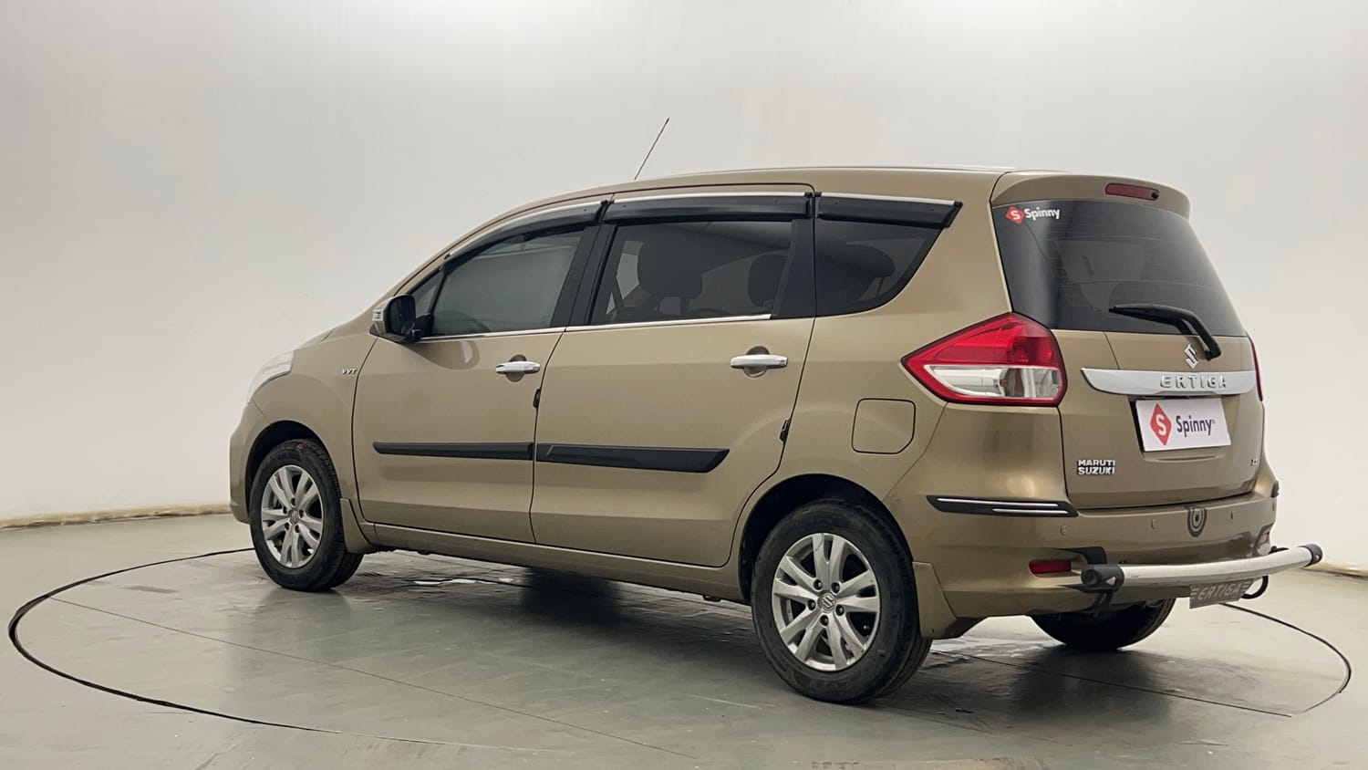 Used 2016 Maruti Suzuki Ertiga ZXI Petrol Manual exterior LEFT REAR CORNER VIEW