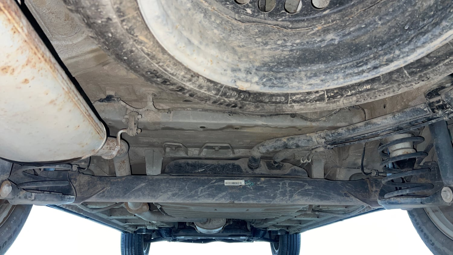 Used 2021 MG Motors Hector Super 1.5 Petrol Turbo MT Petrol Manual extra REAR UNDERBODY VIEW (TAKEN FROM REAR)