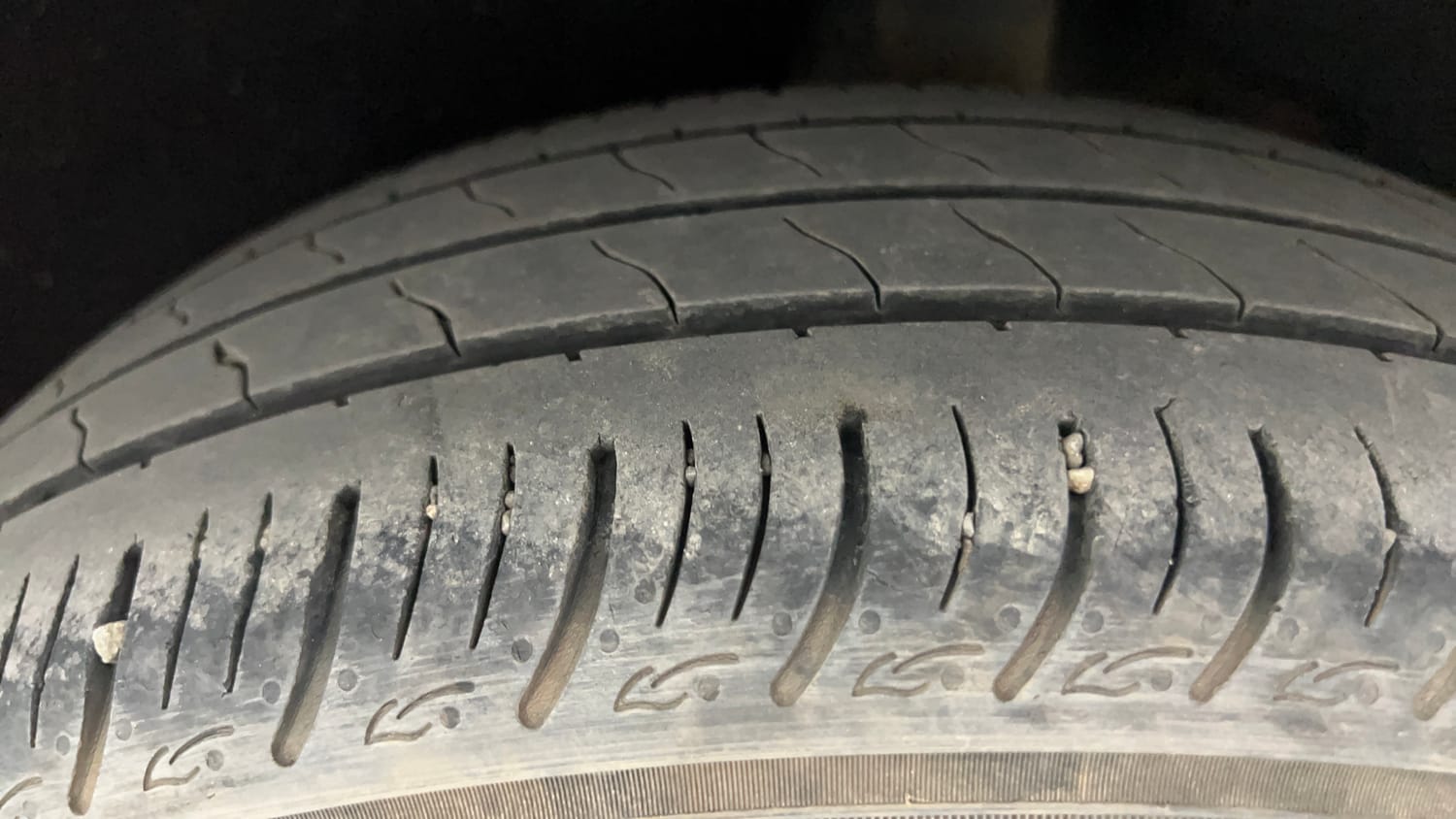 Used 2021 Maruti Suzuki Baleno Delta Petrol Manual tyres LEFT REAR TYRE TREAD VIEW