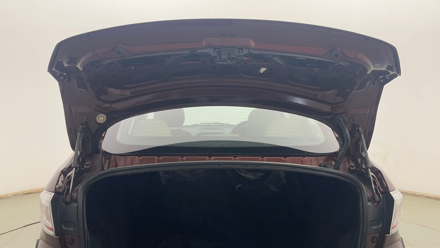 Used 2023 Tata Tigor XZA Plus Leatherette Pack Petrol Automatic interior DICKY DOOR OPEN VIEW