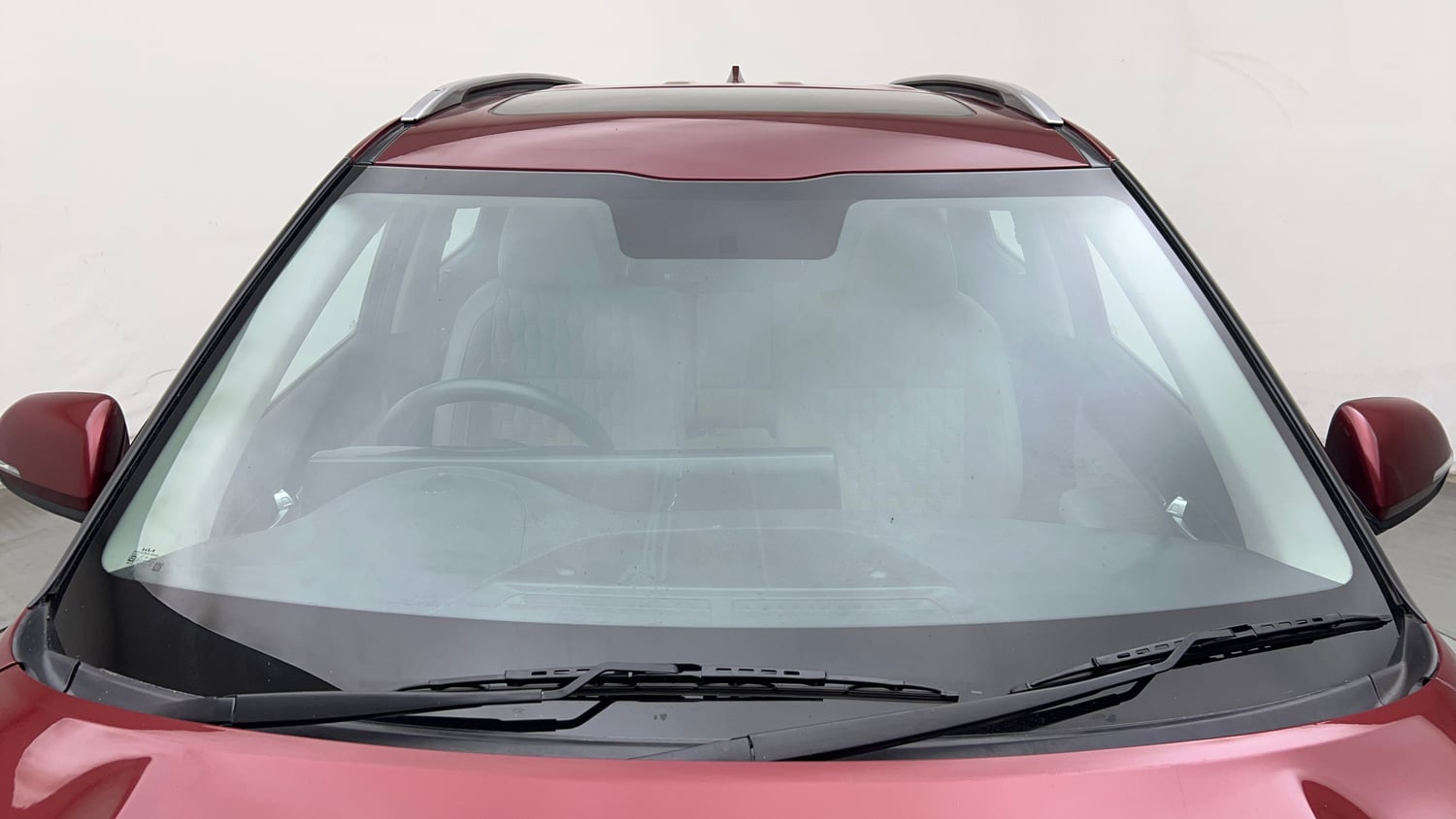 Used 2022 kia Seltos HTX 1.5 IVT Petrol Automatic exterior FRONT WINDSHIELD VIEW