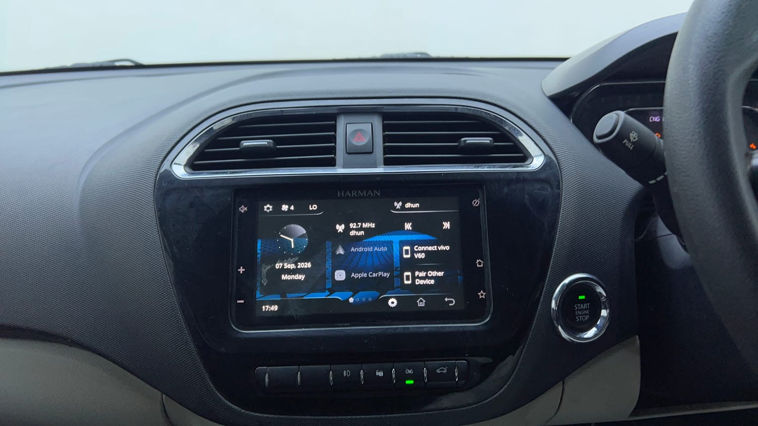 Used 2022 Tata Tigor XZ Plus CNG Cng Manual top_features Touch screen infotainment system