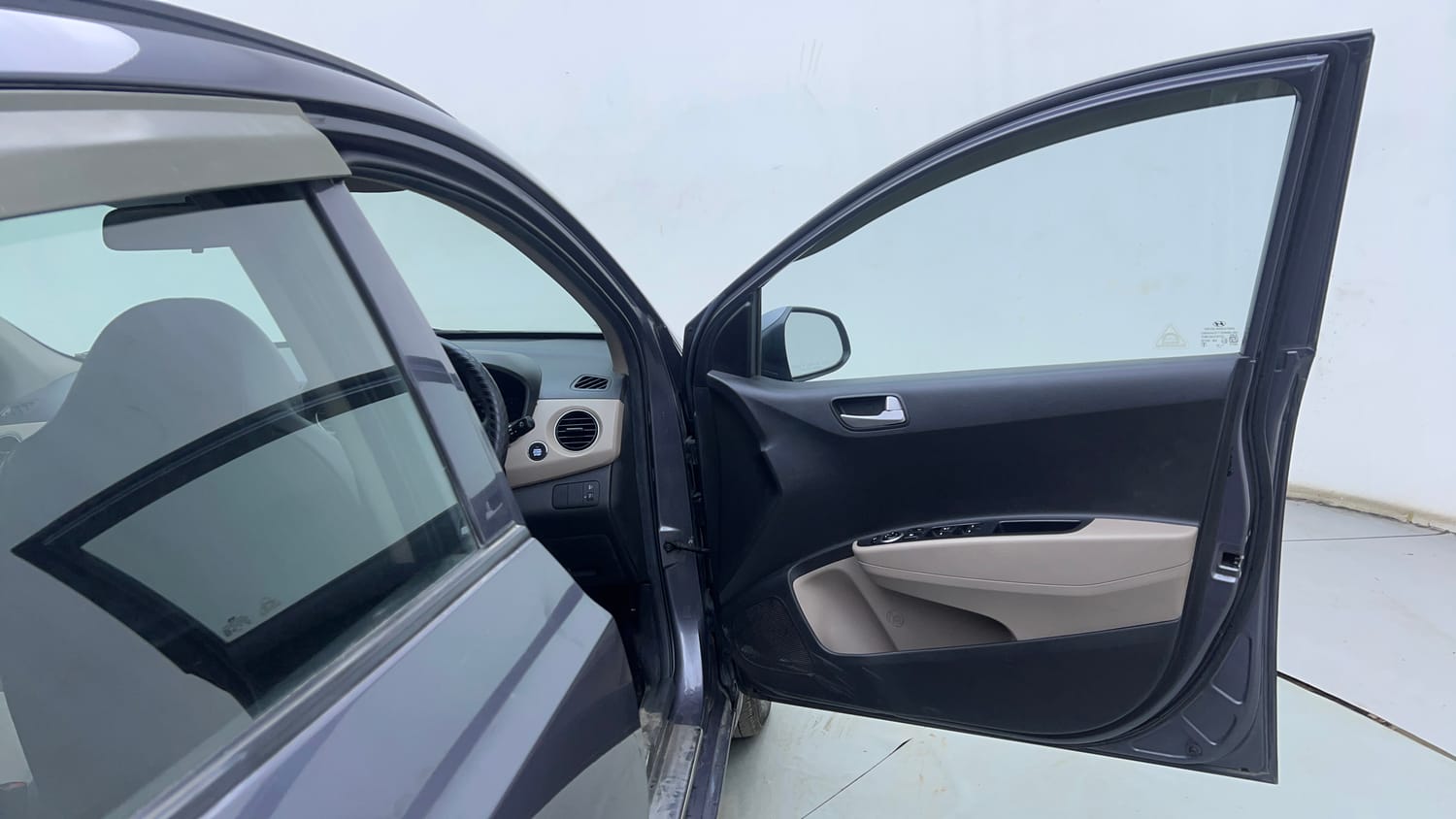 Used 2014 Hyundai Grand i10 Asta AT 1.2 Kappa VTVT Petrol Automatic interior RIGHT FRONT DOOR OPEN VIEW