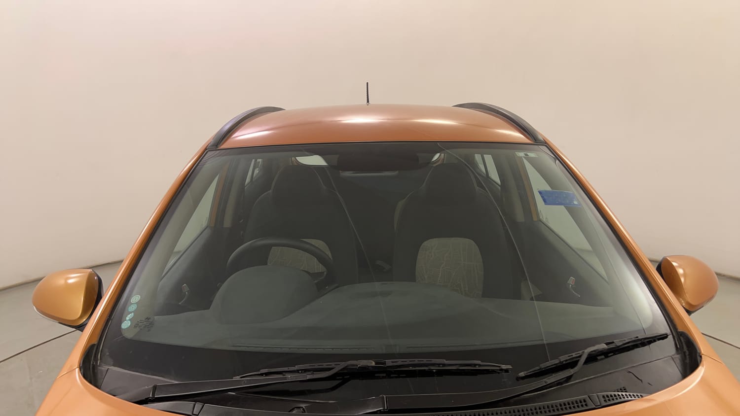Used 2014 Hyundai Grand i10 Sportz 1.2 Kappa VTVT Petrol Manual exterior FRONT WINDSHIELD VIEW