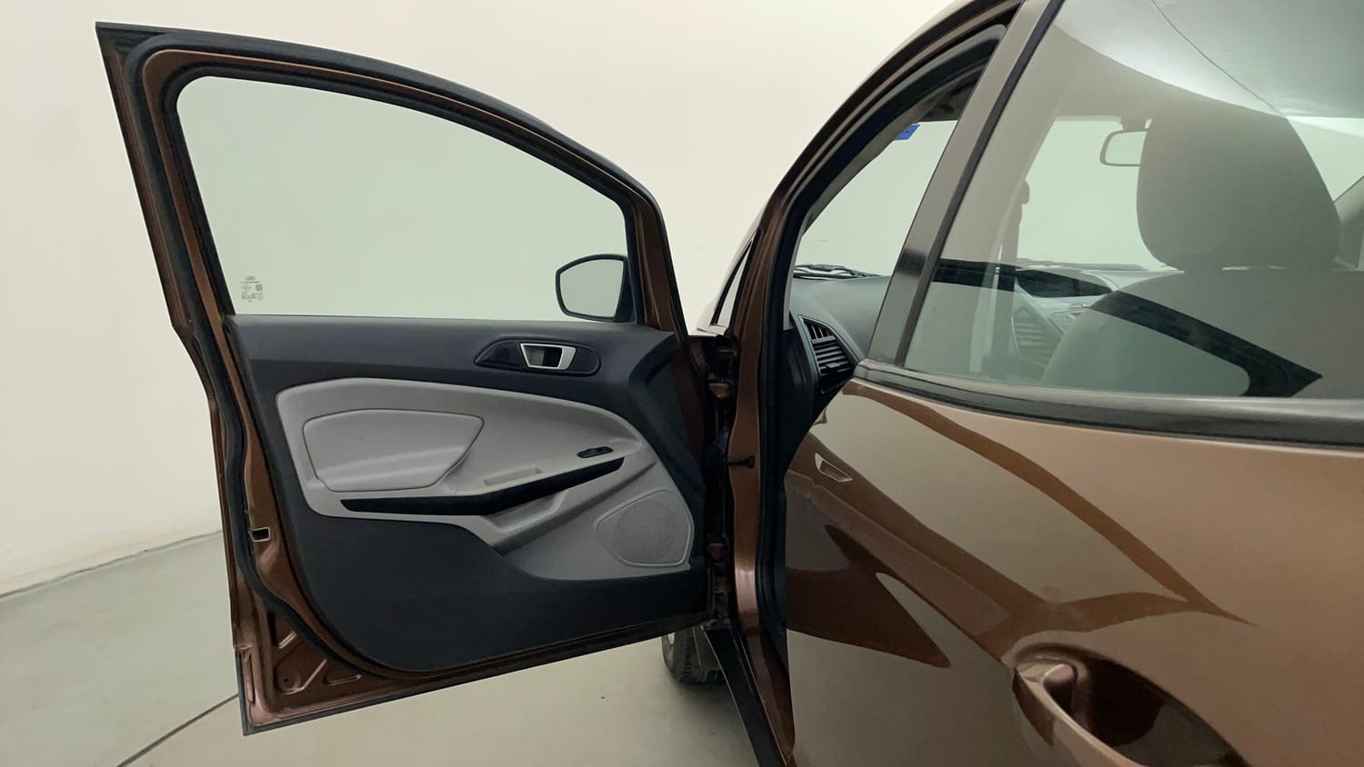 Used 2017 Ford EcoSport Trend+ 1.0L EcoBoost Petrol Manual interior LEFT FRONT DOOR OPEN VIEW