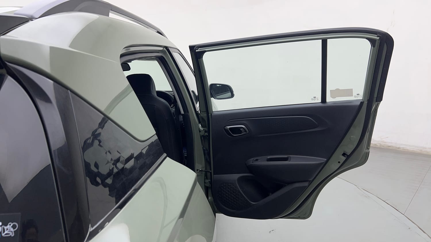 Used 2023 Hyundai Exter SX (O) Connect 1.2 AMT Petrol Automatic interior RIGHT REAR DOOR OPEN VIEW