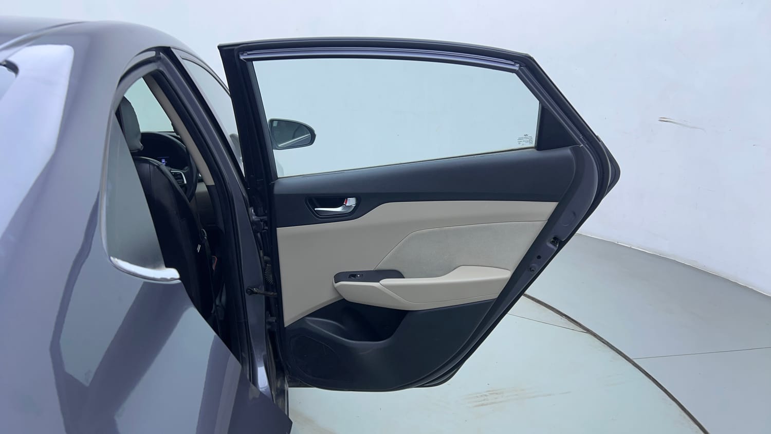 Used 2019 Hyundai Verna SX Plus 1.6 VTVT AT Petrol Automatic interior RIGHT REAR DOOR OPEN VIEW
