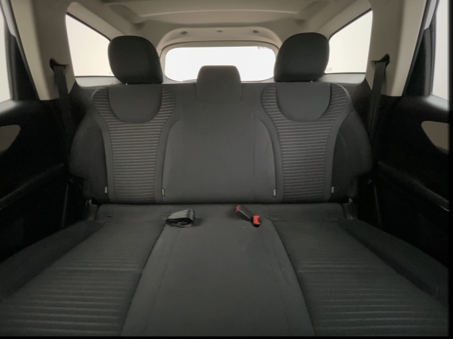 Used 2023 Mahindra XUV700 AX 5 Petrol AT 5 STR Petrol Automatic interior REAR SEAT CONDITION VIEW