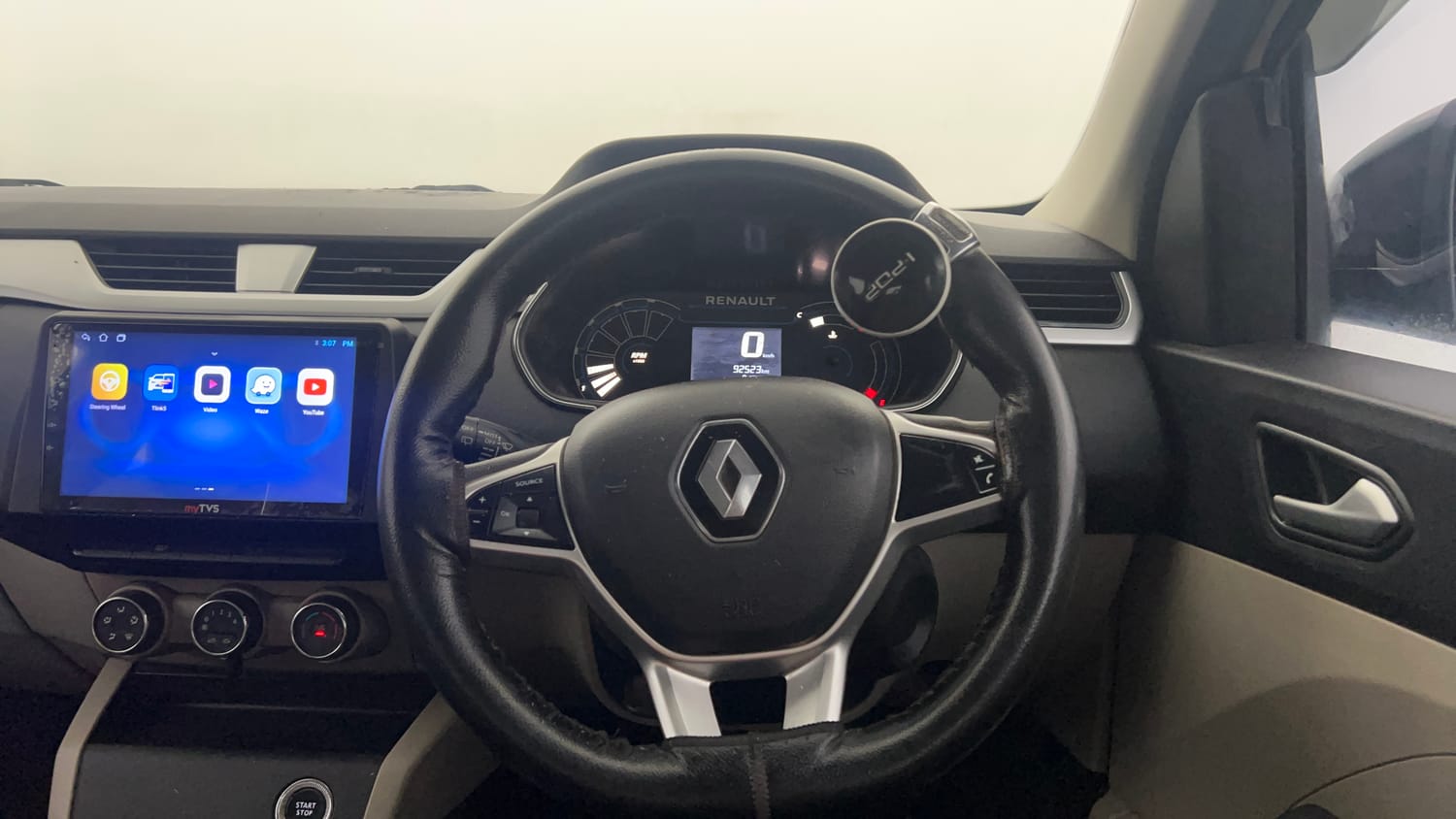 Used 2023 Renault Triber RXZ Dual Tone Petrol Manual interior STEERING VIEW