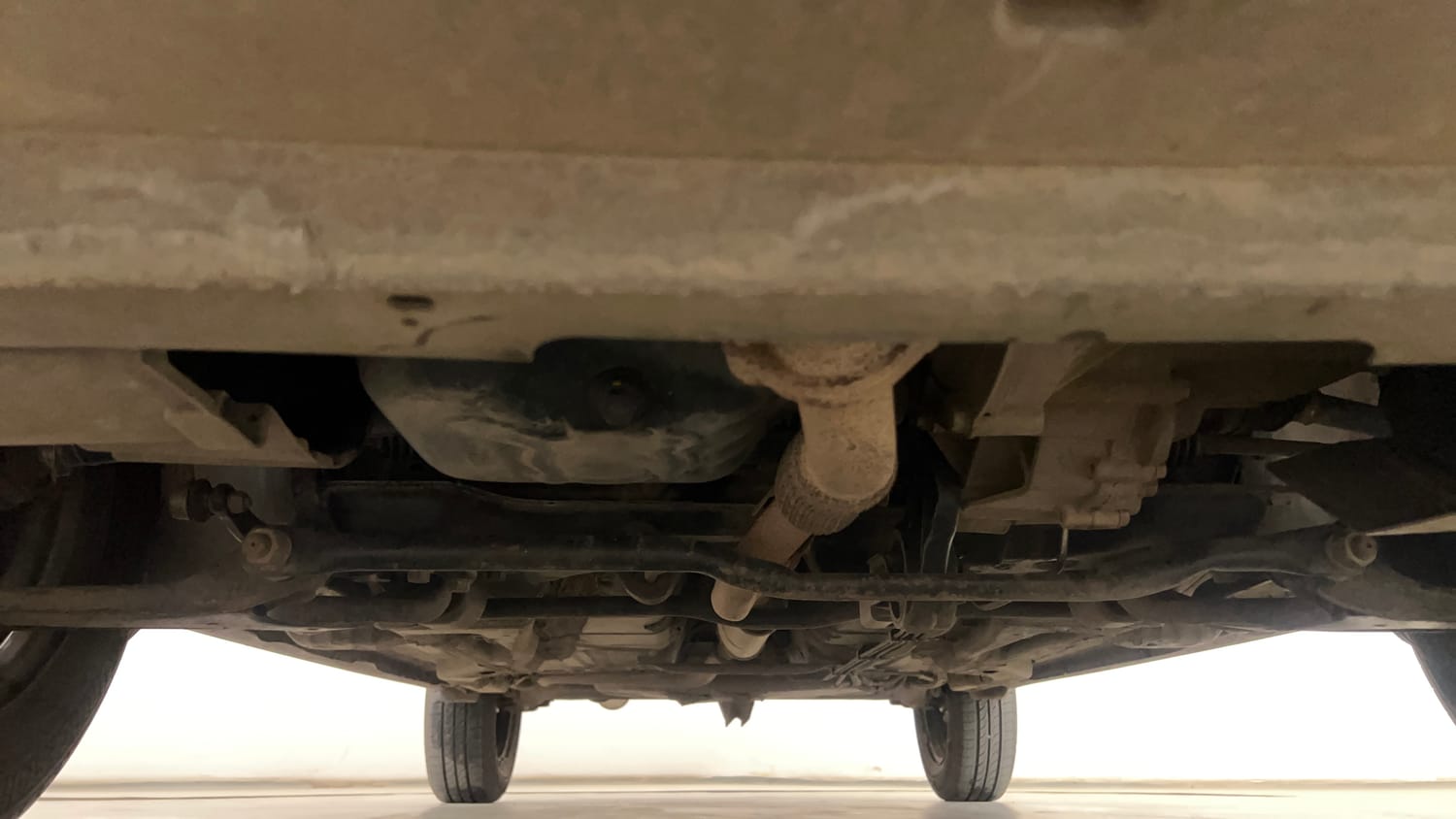 Used 2023 Tata Tigor XZ Plus CNG Cng Manual extra FRONT LEFT UNDERBODY VIEW
