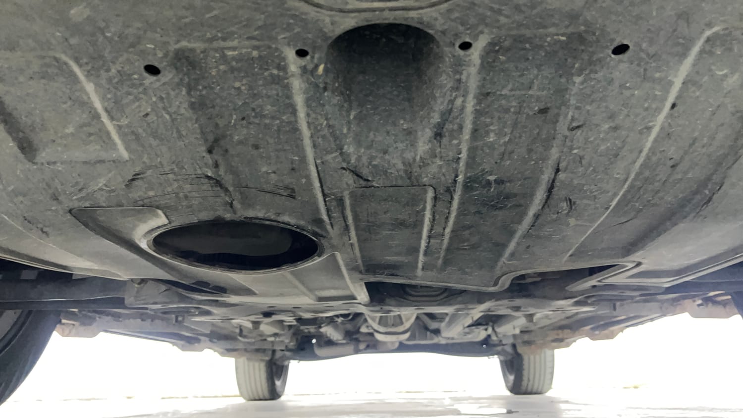 Used 2024 Hyundai Creta N-Line N10 1.5 Turbo DCT Petrol Automatic extra FRONT LEFT UNDERBODY VIEW