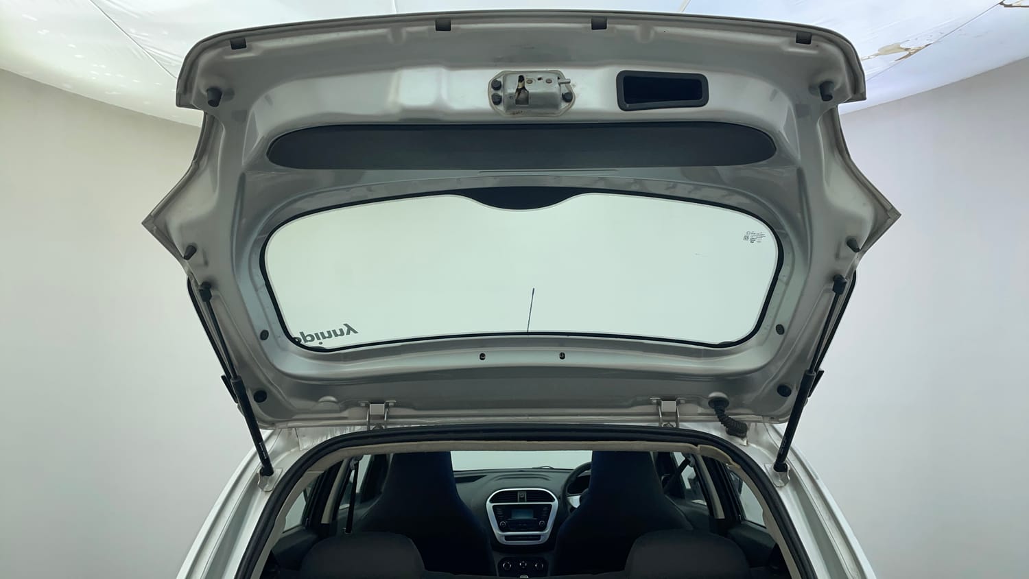 Used 2016 Tata Tiago Revotron XT Petrol Manual interior DICKY DOOR OPEN VIEW