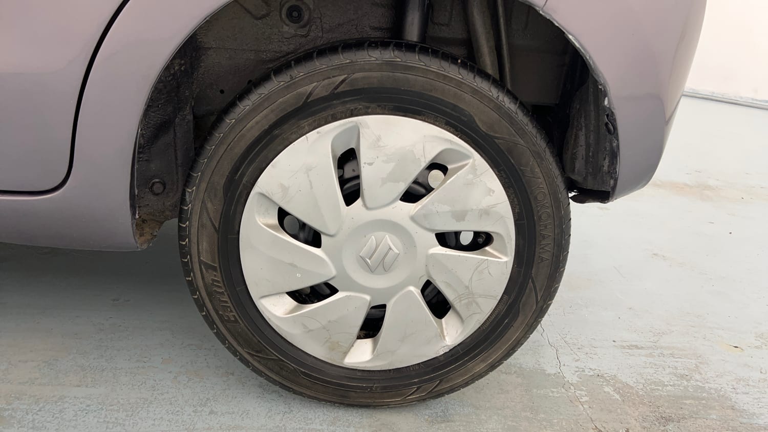 Used 2016 Maruti Suzuki Celerio VXi Petrol Manual tyres LEFT REAR TYRE RIM VIEW