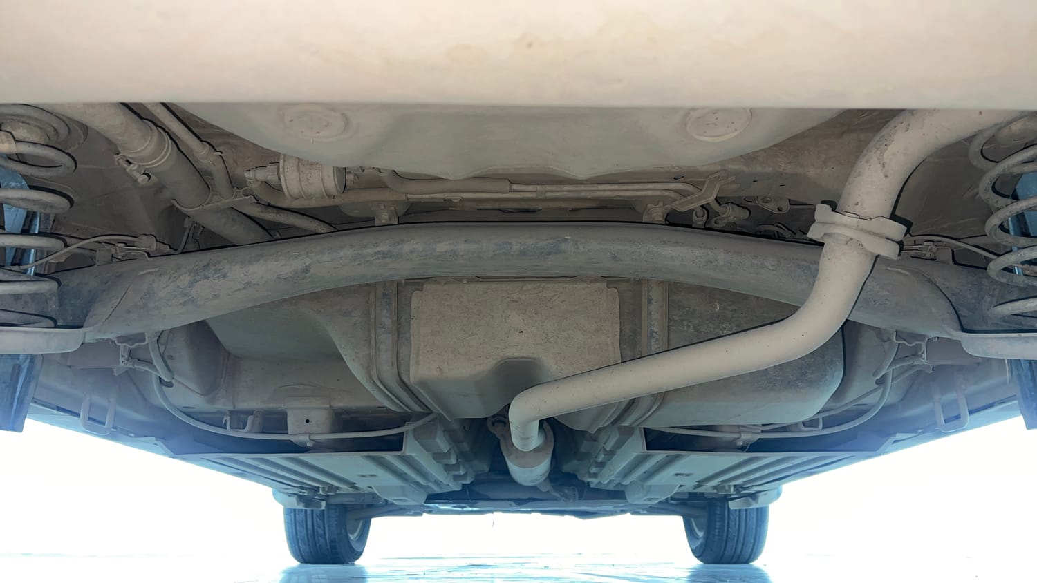 Used 2022 Toyota Urban Cruiser High Grade MT Petrol Manual extra REAR UNDERBODY VIEW (TAKEN FROM REAR)