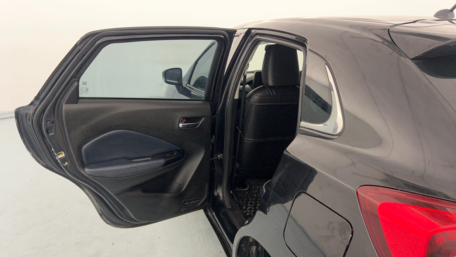 Used 2023 Maruti Suzuki Baleno Zeta MT CNG Cng Manual interior LEFT REAR DOOR OPEN VIEW
