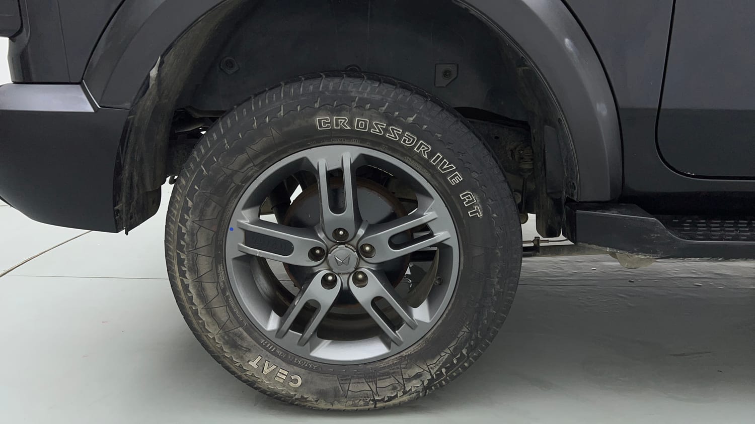 Used 2023 mahindra Thar LX Hard Top Petrol AT 4WD Petrol Automatic tyres RIGHT REAR TYRE RIM VIEW